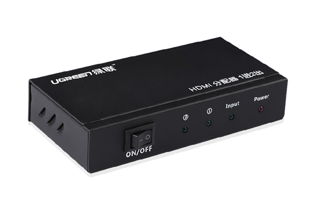 Bộ chia HDMI 2 cổng chính hãng Ugreen 40201