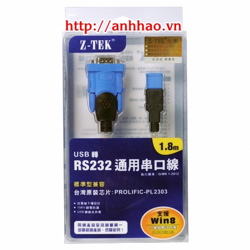 USB to com RS232 Z-tek cable