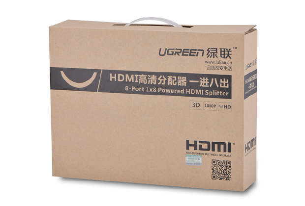 Bộ chia HDMI 8 cổng Ugreen 40202 chính hãng