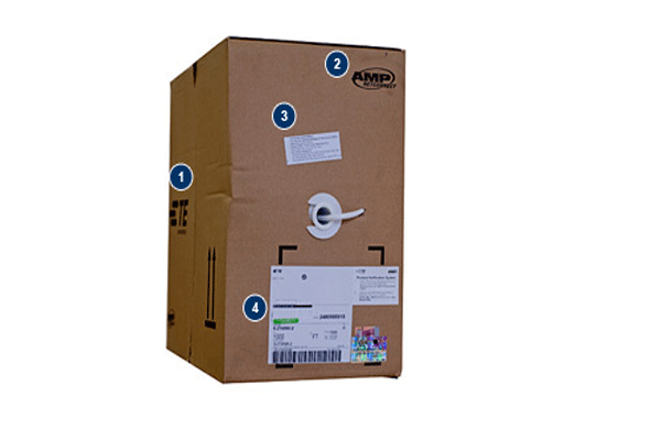 Cáp mạng AMP cat5 chính hãng PN :6-219590-2