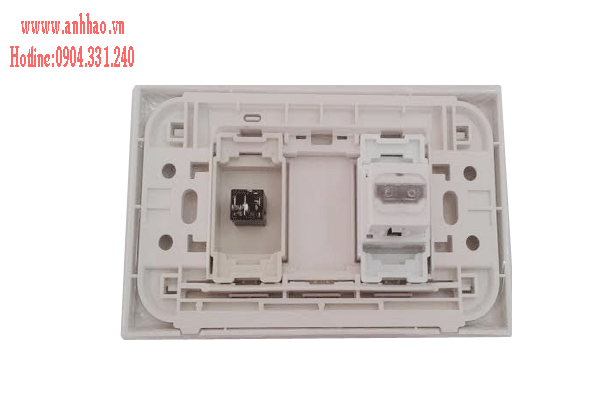 Mặt wall Plate audio + HDMI hình chữ nhật