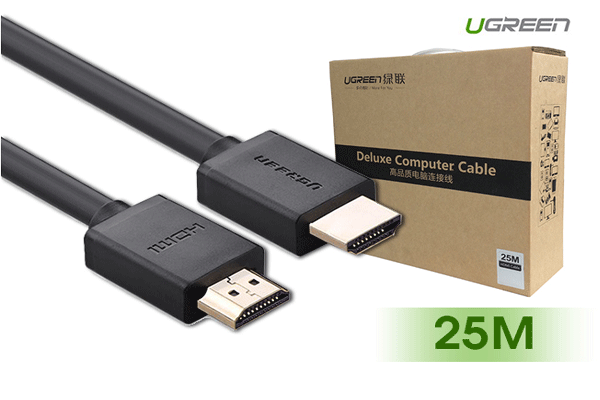 Cáp HDMi 1 4v Ugreen  dài 25m  Code 10113 chính hãng