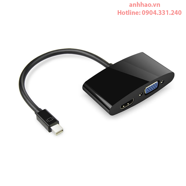 Cáp chuyển mini Display port o HDMI , VGA Unitek Y-6328BK