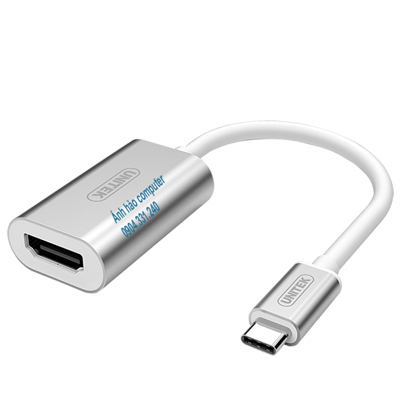 Cáp chuyển USB Type C to VGA chính hãng Unitek Y-6315
