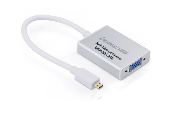 micro HDMI to VGA chính hãng ugreen 40222 giá tốt tại Ánh Hào