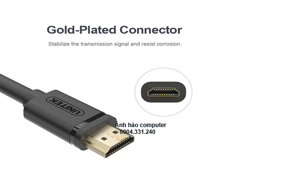 Cáp HDMI Unitek dài 25m Y-C170, 1.4V có chíp khuếch đại