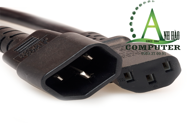 Dây nguồn UPS, Dây nguồn C13, C14 dài 1m lõi 3 x 1.5mm2 , lõi đồng cao cấp