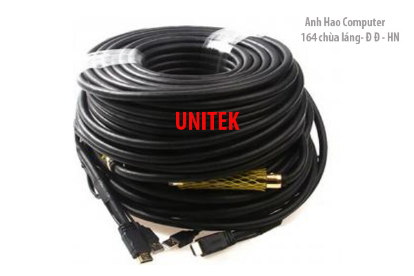 Cáp HDMI Unitek 60m Y-C175+ IC Khuyếch đại