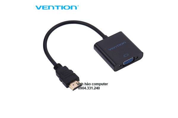Cáp chuyển đổi HDMI to VGA chính hãng Vention chất lượng tốt