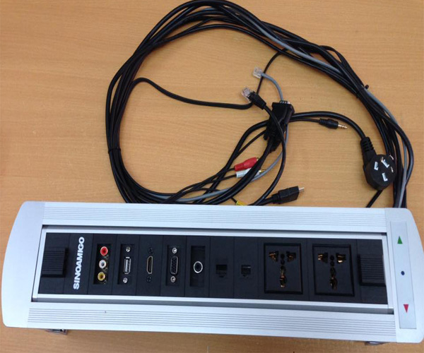 Ổ cắm điện âm bàn Sinoamigo STS-240E chính hãng