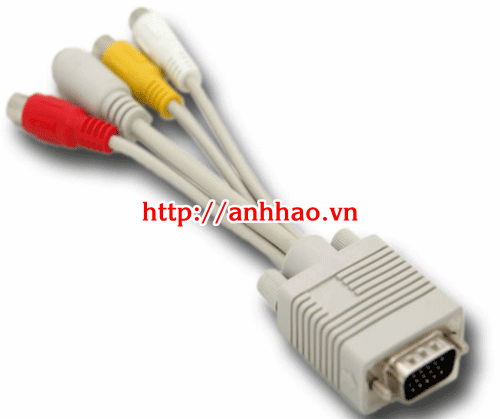 Cáp chuyển đổi VGA sang Svideo (vga to s-video cable)