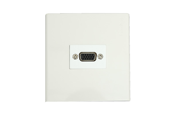 Bộ wall plate VGA 1 cổng Hình vuông