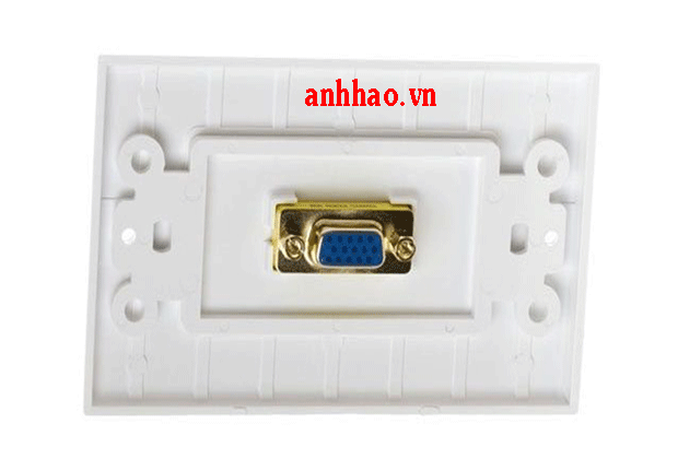 Bộ wall plate VGA 1 cổng chính hãng giá tốt