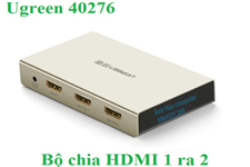 Bộ chia HDMI 1 ra 2 Ugreen 40276 hỗ trợ 4Kx2K siêu nét