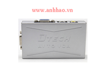 Bộ chuyển đổi BNC/Svideo/AV sang VGA Dtech DT-7003
