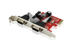 Cạc chuyển đổi PCI-E to RS232 2Port Unitek Y-7504