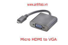 Cáp chuyển đổi Micro HDMI to VGA chính hãng