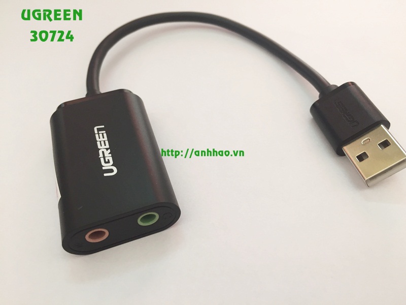 Cáp chuyển USB to Sound Ugreen 30724 chính hãng