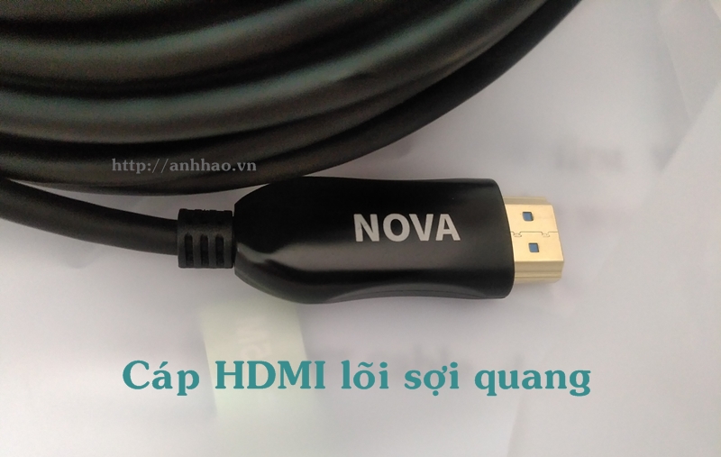 Cáp HDMI 2.0 lõi cáp quang dài 20M NV-32010 Novalink | Fiber optic HDMI cable 20M