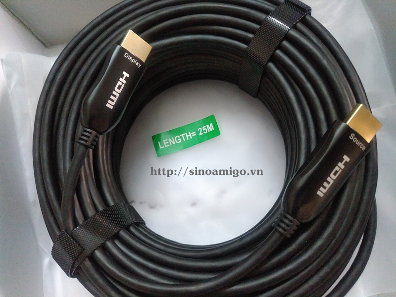 Fiber optic HDMI cable 25M NV-32011 | Cáp HDMI 2.0 sợi quang dài 25M NV-32011 Novalink