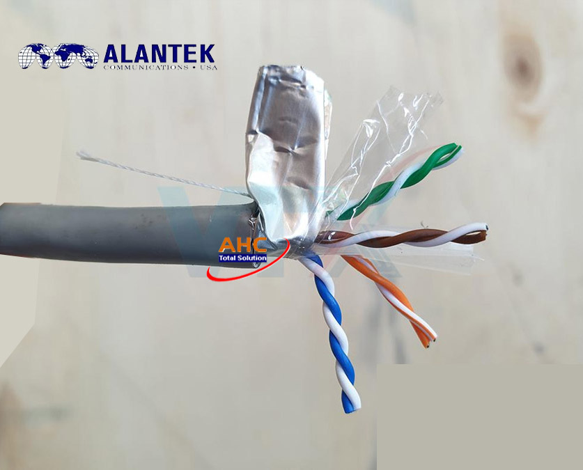 Cáp mạng Alantek Cat6 FTP 4 Pair | P/N: 301-60F8LG-03GY | Chính hãng