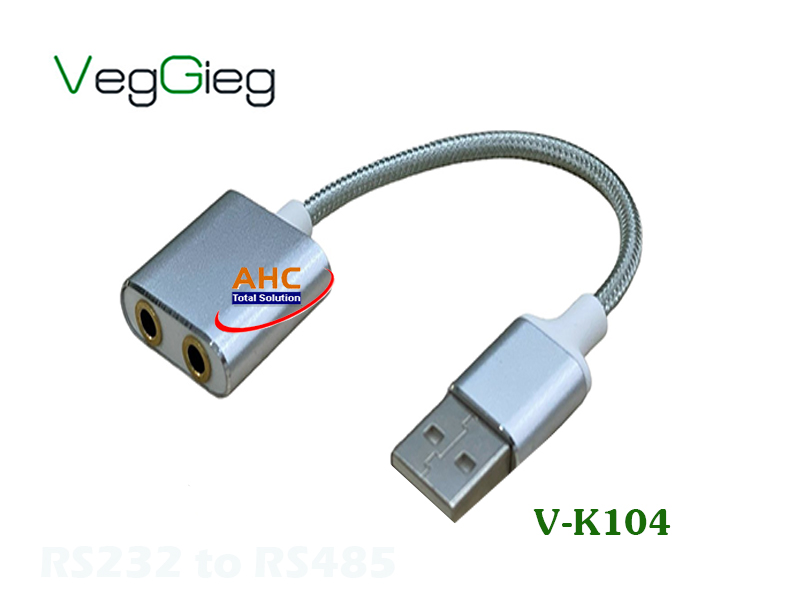 Card Sound USB 2.0 to 3.5 VK104 VegGieg chính hãng