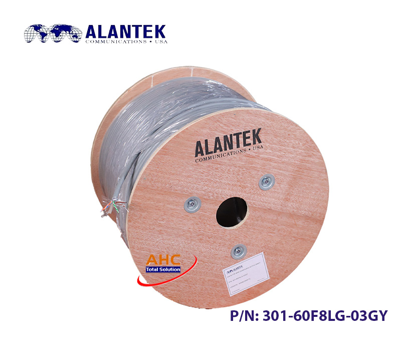 Cáp mạng Alantek Cat6 FTP 4 Pair | P/N: 301-60F8LG-03GY | Chính hãng