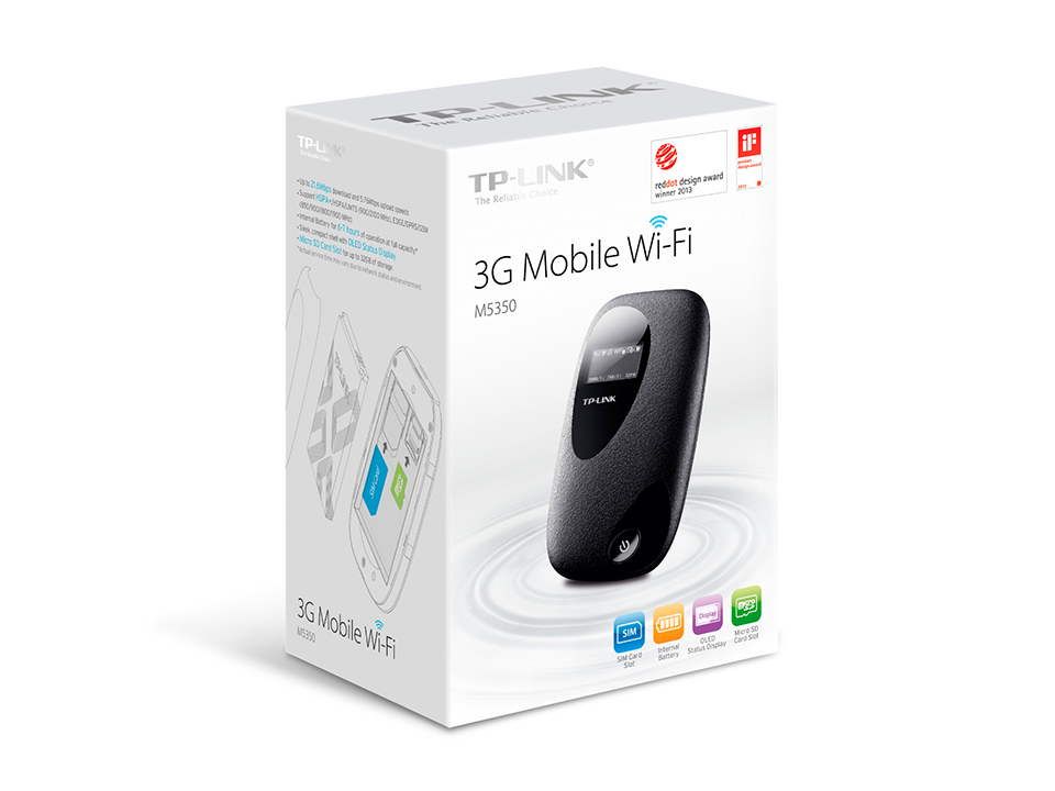 Bộ phát wifi bằng sim 3G TPlink 5350 chuyên dùng cho ô tô