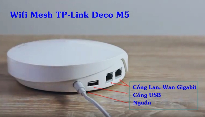 TP-Link Mesh Deco M5 (1 pack) AC1300 - Hệ thống Wifi Mesh Deco M5 cho gia đình