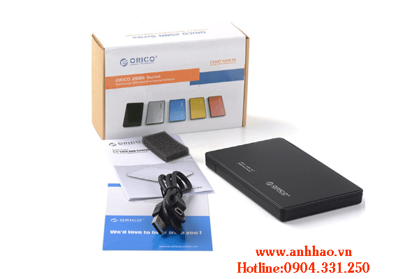 HDD box Orico chuẩn USB 2.0 2.5 