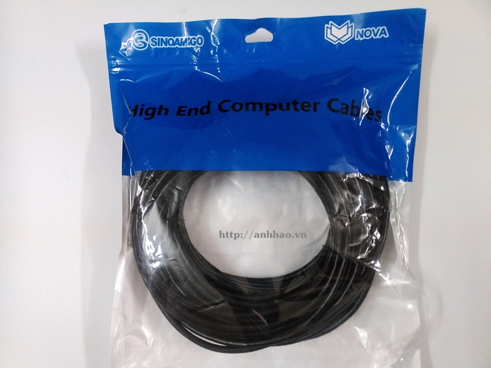 Dây nhảy, patch cord cat7 dài 15M NV-66007A Novalink tốc độ 10Gbps