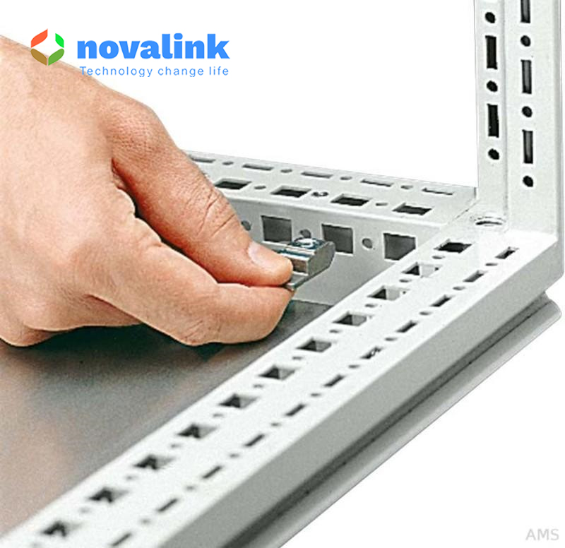 Ốc c&agrave;i tủ rack M6 k&egrave;m v&iacute;t - Bộ cage nut M6 cho tủ mạng, tủ server