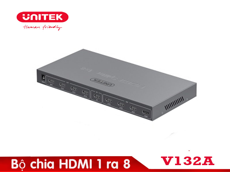 Bộ chia HDMI 1 ra 8 Unitek V132A