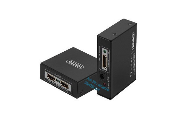 Bộ chia HDMi 2 cổng Unitek Y-5183A chính hãng