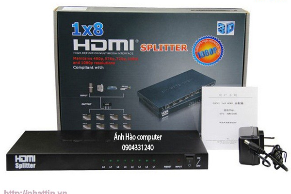 Bộ chia HDMI 8 cổng giá rẻ