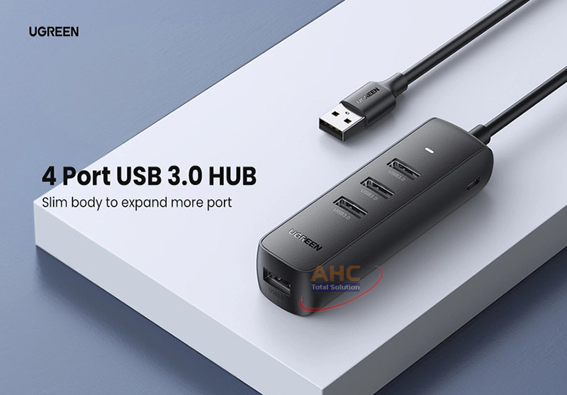 Hub chia 4 cổng USB 3.0 Ugreen 10915 - Mở rộng cổng kết nối tốc độ cao