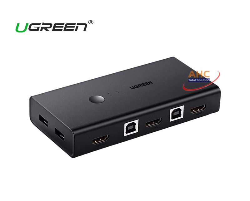 KVM Switch HDMI 2 Vào 1 Ra Ugreen 90478 - Hỗ Trợ 4K 60Hz