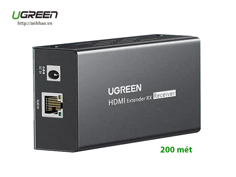 Bộ nhận tín hiệu HDMI 200M bằng cáp mạng Lan Ugreen 80692 (Receiver)