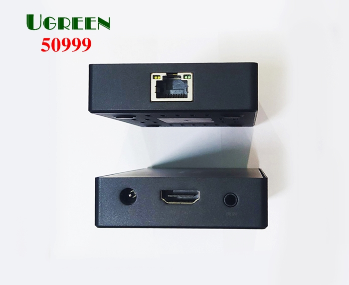 Ugreen 50999 - Bộ khuếch đại tín hiệu HDMI 70M bằng cáp mạng Lan cat6 hỗ trợ HD 4K@30Hz