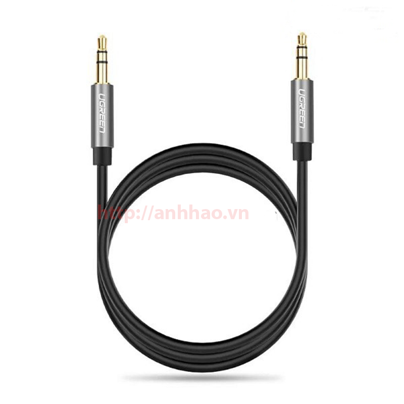 Cáp Audio 3.5mm dài 1.5M Ugreen 10734 chính hãng, đầu mạ vàng 24K