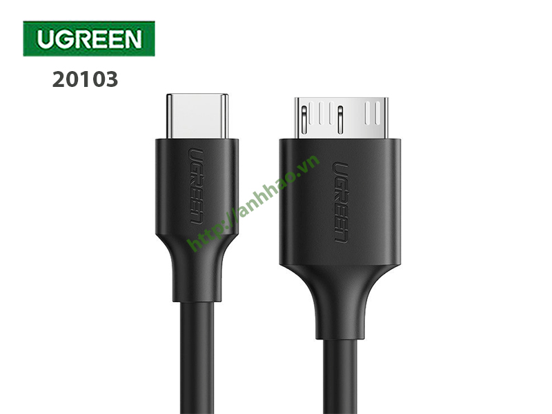 Cáp chuyển đổi USB type-C sang Micro USB 3.0 dài 1M Ugreen 20103 chính hãng