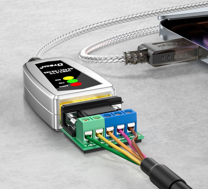Cáp chuyển đổi USB sang RS-485/RS-422 DTECH DT-5119