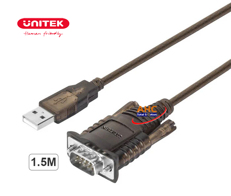 USB 2.0 to RS232 1.5m Unitek Y-108 - Cáp chuyển USB sang Com 9K