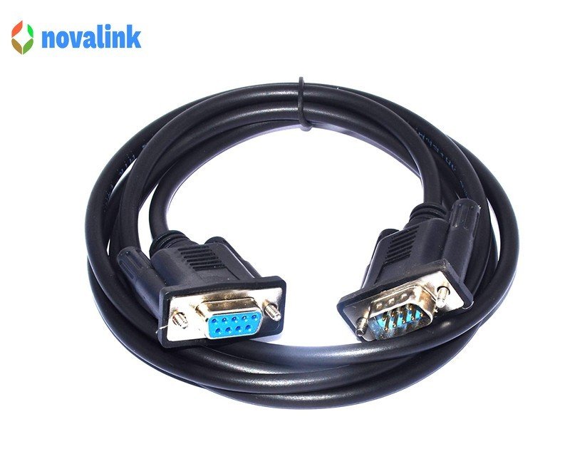 Cáp cổng com đầu âm dương dài 5M Novalink NV-13113A chính hãng