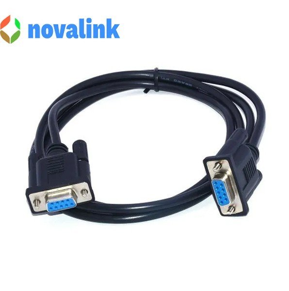 Cáp cổng Com RS232 hai đầu âm dài 2M  Novalink NV-13108A