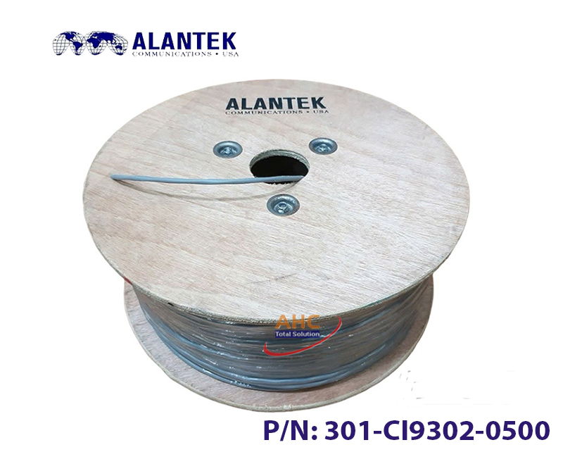 Cáp điều khiển Alantek 20AWG 2 pair 301-CI9302-0500 chính hãng - Cuộn 500m