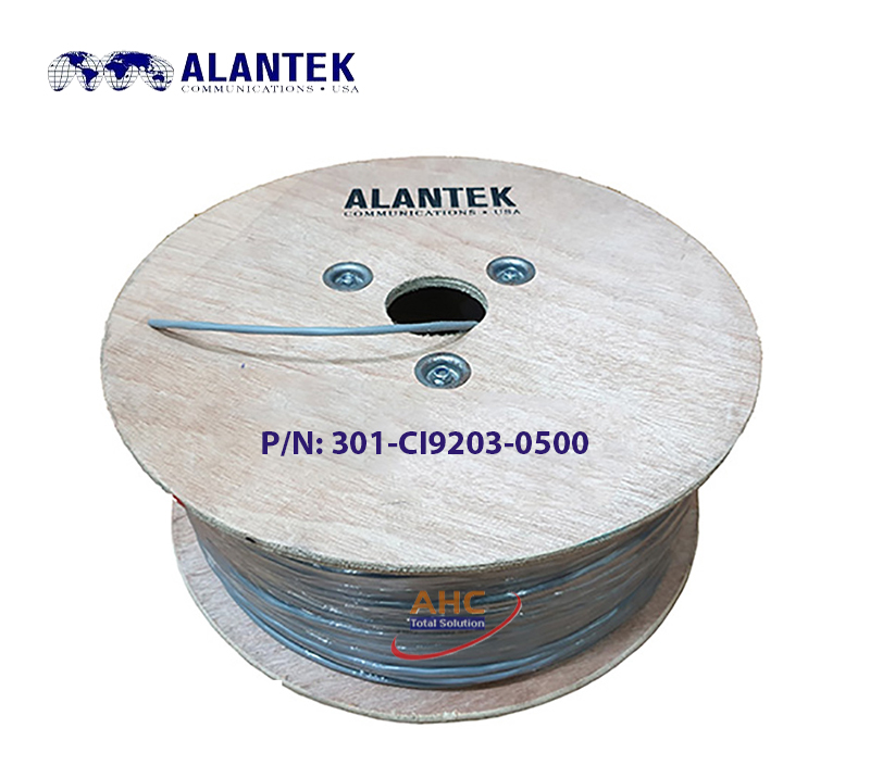 Cáp âm thanh/ cáp điều khiển Alantek 22 AWG 3-pair 301-CI9203-0500 - Cuộn 500m