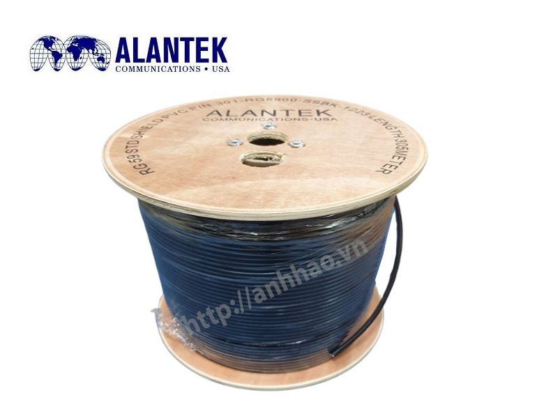 Cáp đồng trục RG11 Alantek 301-RG1100-SSBK-1223 chính hãng. Cuộn 305M