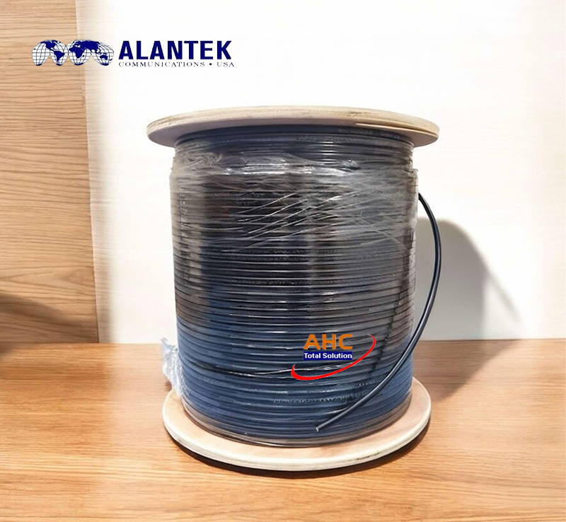 Cáp đồng trục Alantek RG59 (301-RG59FM-SSBK-1223) - Có dầu chống thấm, dây gia cường chịu lực