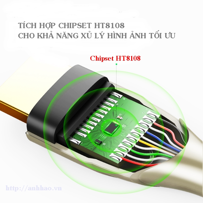 Cáp HDMI 2.0 Carbon dài 10M Ugreen 50112 cao cấp, hỗ trợ độ phân giải 4K@60MHz - Hàng chính hãng